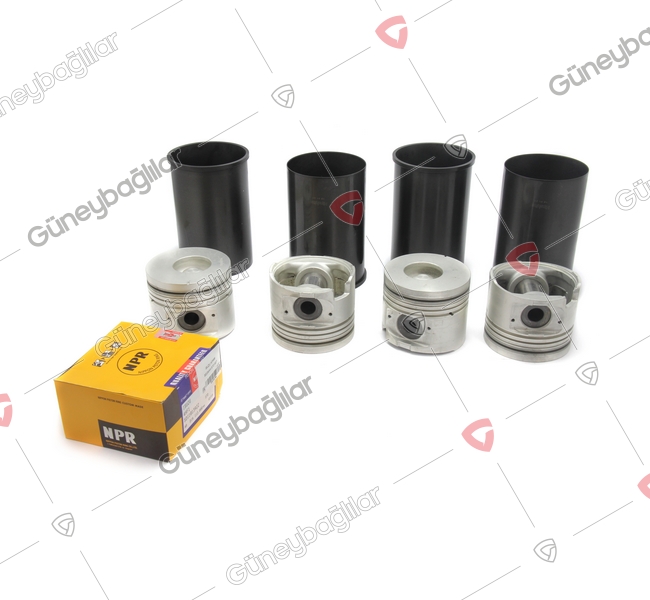 IZ02-M402A - - PISTON+SEGMAN+GOMLEK (TAKIM) (LINER KIT-NPR SEGMANLI) 4HF1