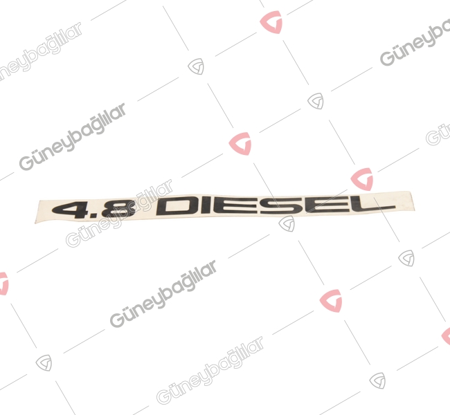 IZ03-K004A - 8978908410 - ETIKET "4.8 DIESEL" YAZISI SIYAH